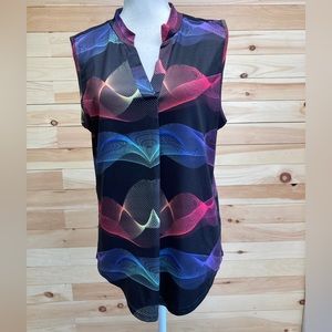 Women’s multi-colored tank blouse